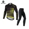 Xintown Maillot de Ciclismo Traje Largo Lobo de Nieve Nuevo Traje Largo de Verano Traje de Carrera Traje Traje de Bicicleta Hombres