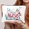 Bolsa de armazenamento de objetos com zíper, best-seller transfronteiriço, DIY, bolsa de cosméticos com padrão de impressão para presente