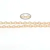 Aretes hechos a mano DIY, cadenas de metal con perlas, collares de cadena O, extensiones para aretes, accesorios para llaveros