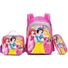 Nueva Mochila Escolar de Dibujos Animados Kpop Sudamericana de Comercio Exterior Set de Tres Piezas Mochila Ultra Ligera Impermeable