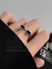 Anillo de Gafas de Pareja para Clima Caluroso de Verano, Anillo de Gafas para Mujer, Diseño de Nicho, Anillo Abierto de Moda, Mini Personalizado Transfronterizo