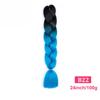 Xuchang en stock, trenza de doble color, trenza jumbo, peluca africana, trenza sucia, trenza degradada, cabello, venta al por mayor