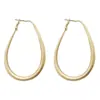 Pendientes Geométricos Ovalados Tipo Gota de Aceite Ankora Rojos de Industria Pesada Europea y Americana Moda Retro Lujo Accesible Pendientes Exagerados Atmosféricos para Mujer
