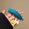 Pinza para el Cabello Retro de Pato Amarillo y Plátano para Mujer, Accesorio para el Cabello para la Parte Trasera de la Cabeza, Pinza Retorcida, Pasador, Pinza para el Cabello de Fruta