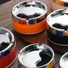 Cenicero Creativo con Tapa, Personalizado para Uso Doméstico, Popular en la Sala de Estar, Mesita de Noche Giratorio de Acero Inoxidable y Plástico, A Prueba de Viento