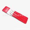 Pinza de pluma dorada pinza de delfín estuche de piel PU belleza Camelia bolsa de almacenamiento para pinzas injerto pinzas para pestañas postizas estuche protector