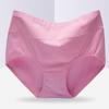 Roupa Íntima Feminina Calcinha Feminina Cintura Alta Cor Sólida Tecido de Algodão Sexy Plus Size Sem Calcinha Feminina