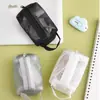 Bolsa de almacenamiento de malla, mini bolsa con cremallera, bolsa de maquillaje, monedero y llavero de gran capacidad, tarjetero portátil, bolsa para lápiz labial