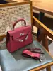 Bolso Grande Tipo Kelly para Mujer 2026 Nuevo Estilo Coreano Bolso de Hombro Cruzado para Viajes de Negocios Bolso Cruzado Grande para Viajes de Negocios