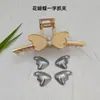 Yingyi Joias DIY Base de Grampo de Cabelo com Brocado Song com Tampa Flor Laço Estilo Chinês Tecido Patchwork Material Acessórios