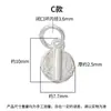 Plata de ley s925 lindo elefante jirafa pez con forma de colgante pez koi elefante ciervo amuleto Accesorios de plata para abalorios DIY