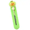 Cuchillo de utilidad serie manzana de dibujos animados lindo, tamaño pequeño portátil, cuchillo para abrir cajas, cuchillo para cortar papel de manualidades para estudiantes