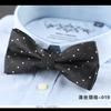 Traje formal para hombre casual británico coreano poliéster doble corbata de moño fabricantes de corbatas de moño de moda en stock