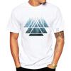 Camiseta de manga corta para hombre, moda, estampada, manga corta, cuello redondo, básica.