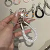 Cable de teléfono mini, correa de teléfono multifuncional, cordón de resorte arcoíris, bucle para teléfono, correa de teléfono anticaída