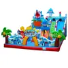 Castillo Inflable Exterior Grande Trampolín para Niños Columpio Exterior Puesto de Payaso Equipo de Diversión Castillo Travieso Fabricante