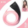 Tinte para el cabello de oreja colgante Cabello largo Tinte detenido Peluca degradada de una pieza Color Mecanismo de relojería Simulación natural Pieza invisible para extender el cabello