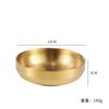 Juego de Vajilla para Barbacoa de Acero Inoxidable 304 estilo Coreano Palillos Dorados Cuchara Vaso para Agua Plato para Sabor Tazón para Arroz Plato para Huesos Plato para Salsas