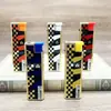 Isqueiro de Metal Resistente a Chamas com Casca de Ferro Colorida Impressa, Novo, Criativo, Venda Quente Transfronteiriça, Recarregável, à Prova de Vento