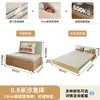Sofá-cama dobrável de uso duplo 2026 novo modelo sofá-cama de sala de estar para uma pessoa multifuncional de uso duplo estrutura de aço cama retrátil
