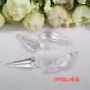 Diadema DIY Accesorios para Cortina de Cuentas Iluminación de Columna de Cristal Gota de Agua Cristal Transparente Acrílico Cuentas Sueltas Colgante de Borla