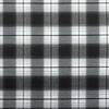 Camisa de otoño e invierno a cuadros blancos y negros con sarga lijada teñida con hilo TR, pantalones Harajuku, bolsos de moda, zapatos, sombreros, tela
