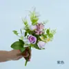 Kit de Materiales DIY de Flor Artificial Rosa, Rosas Pequeñas Frescas, Flores Atadas a Mano, Botella de Aromaterapia, Imán para Refrigerador, Decoración de Arreglo Floral