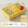 Molde para Fazer Cubos de Gelo Doméstico Bandeja Grande de Gelo Caixa de Armazenamento de Silicone com Tampa Refrigerador Gelo Congelado Sorvete Congelado Artefato de Cubo de Gelo Congelado