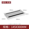 Caja Pasacables de Escritorio de Aleación de Aluminio Cubierta Decorativa de Escritorio Caja Pasacables para Escritorio de Computadora Cubierta para Orificio de Escritorio Cubierta Cuadrada con Cepillo