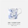 Conjunto de Xícara e Pires de Café de Porcelana Jingdezhen de Alta Brancura, Conjunto de Chá da Tarde de Aparência Sofisticada, Presente de Casamento para Melhores Amigas