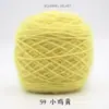 Grande Bola de Fio de Veludo de Esquilo com Fio de Seda Brilhante para Tricô à Mão, Cachecol, Chapéu, Xale de Mohair de Espessura Média Venda Direta Tricô à Mão