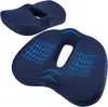 Cojín para Asiento de Coche Cojín Cojines para Silla de Oficina, Cojín para Asiento de Coche de Espuma con Memoria