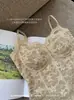 Camisola cálida de encaje puro con forro polar y copas en el busto para mujer, se puede usar como capa exterior, adelgazante y favorecedora, adecuada como top de capa base