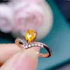 Anel Fanta Natural Puro Prata S925 Banhado Processo de Galvanoplastia Bicolor Cristal Limpo Cor de Fogo Boa Pedra Principal 5*7mm