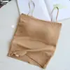 Nuevo Chaleco con Almohadillas de Copa Todo en Uno para Mujer Ropa Interior Ropa Exterior Espalda Bonita Base Limpiar Envolver Pecho Tirante Otoño e Invierno Estilo Coreano Combina con Todo