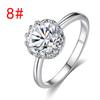 AliExpress joias de atacado transfronteiriço anel de coroa personalidade Europa e Estados Unidos zircônia diamante anel de moda feminina tendência