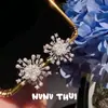 Joias Estrelas Por Todo o Céu Estrelas Colar de Pérolas Banquete Estrelas de Montagem Alta Peixe Geométrico Ji Beizhu Brincos conjunto
