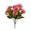Crisantemo de la Longevidad de Estilo Europeo de 11 Cabezas Ramo Artificial para Mesa de Sala de Estar Flor Falsa Arreglo de Flores Secas Decoración de Flores de Seda Accesorios de Fotografía
