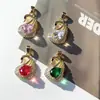 Shijia DIY Colgante de Cisne Joyería Cobre Chapado en Oro Chapado en Plata Circonita Incrustada Accesorios Hechos a Mano Venta al por Mayor