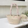 Bolsas Populares de Diseño de Nicho para Mujer de Este Año 2024 Nuevo Bolso Bandolera Tejido de Celebridad de Internet Bolso Canasta de Verduras