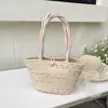 Bolso de Hombro Bufanda de Seda Tejida de Gran Capacidad 2025 Verano Nuevo Versátil Ins de Alto Valor Bolso Sobaco Bolso Tote para Mujer