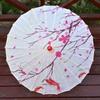 Guarda-chuva de papel de óleo de estilo antigo Traje clássico Hanfu Silk Umbrella Cheongsam Props Decoração Red Umbrella Factory