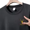 Sudadera Estampada de Cuello Redondo para Hombre, Nueva de Primavera/Otoño, Corte Holgado, Pulóver Grueso de Manga Larga, Camiseta Base Versátil de Moda Casual para Hombres Modernos