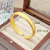 Loja de Ouro Mesmo Estilo Ouro de Areia Antigo Fosco 10N Costas de Peixe-lama Sutra Aberto Pulseira Novo Estilo Chinês Sutra do Coração Pulseira Aberta