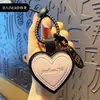 Muñeco Panda Llavero de Dibujos Animados Lindo Panda Troyano Exquisito Colgante para Coche Pareja Mochila Regalo Venta al por Mayor