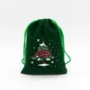 En stock Bolsa de Regalo de Dulces Navideños Bolsillo Paquete de Franela Regalo de Navidad Seguro Bolsa para Frutas Bolsa de Empaque para Almacenamiento de Snacks