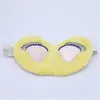 Super Suave Seda Artificial Oscurecimiento Sueño Sexy Encaje Máscara de Ojos Bordada Dormir Viaje Venta Directa de Fábrica Garantía de Calidad