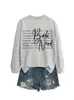 Tamanho europeu transfronteiriço nerd rato de biblioteca Amazon eBay site independente casual versátil roupas femininas