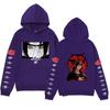 Suéter Naruto para hombre transfronterizo sudadera nartuo otoño e invierno más terciopelo talla grande abrigo suéter de pareja