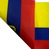 Bandeira do Equador 14x21cm Bandeira de Mão, Bandeiras do Mundo Feitas Sob Medida, Pequenas Bandeiras de Poliéster Atacado